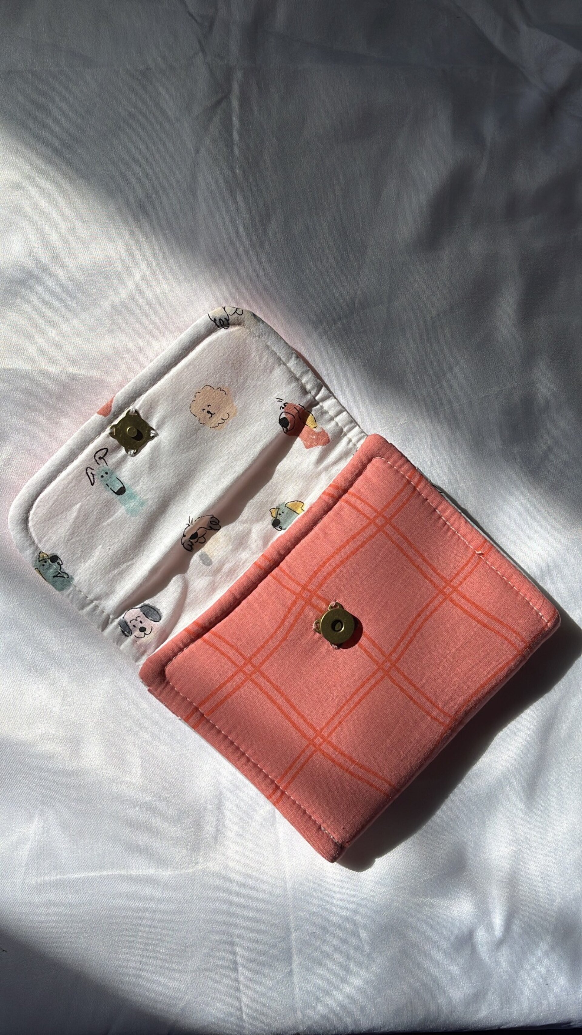 Carteira cadros rosas - 4
