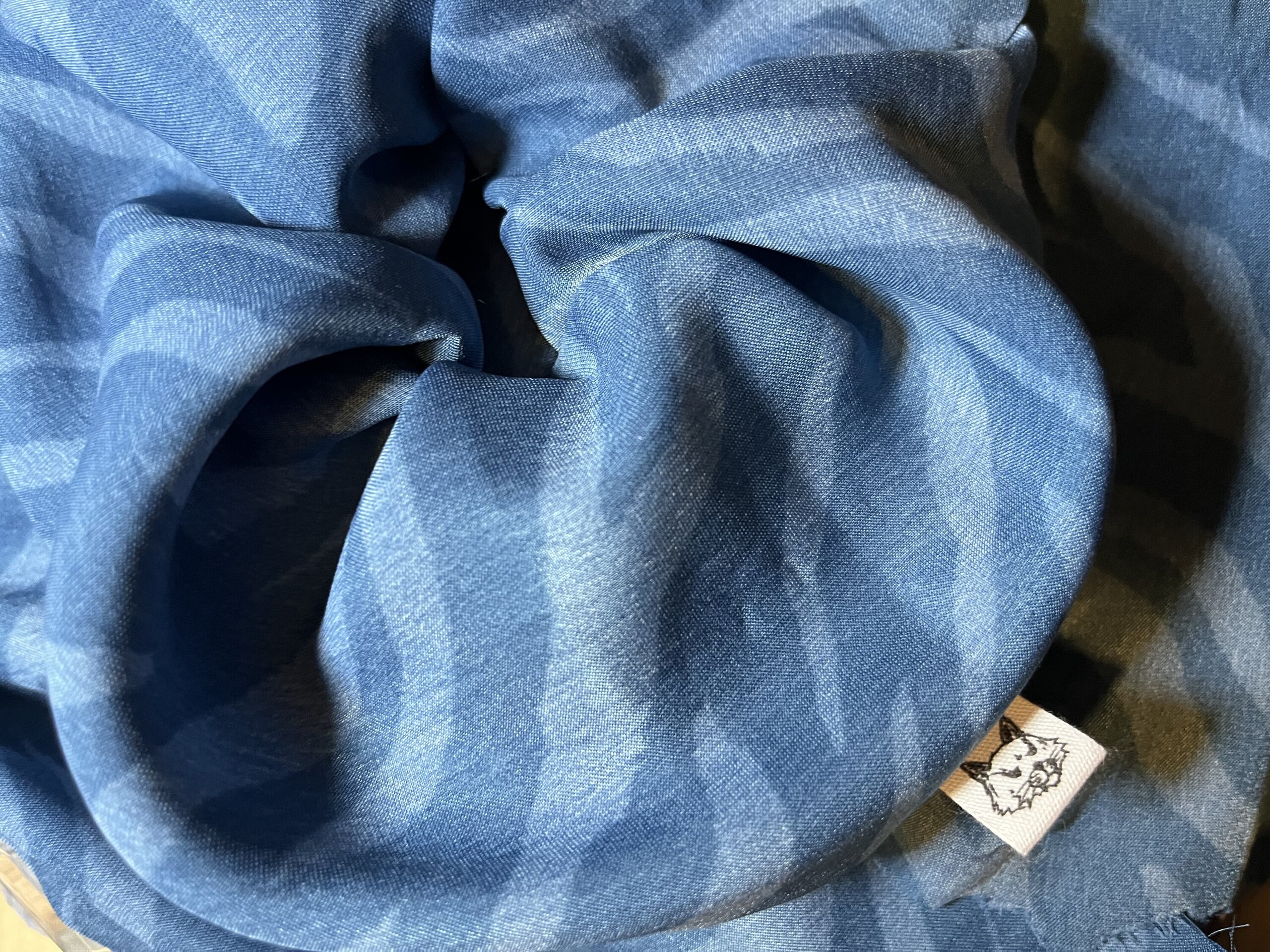 Scrunchie XL azul - 3